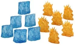 Wizkids D&D Spell Effects : Wall Of FIre & Wall Of Ice
