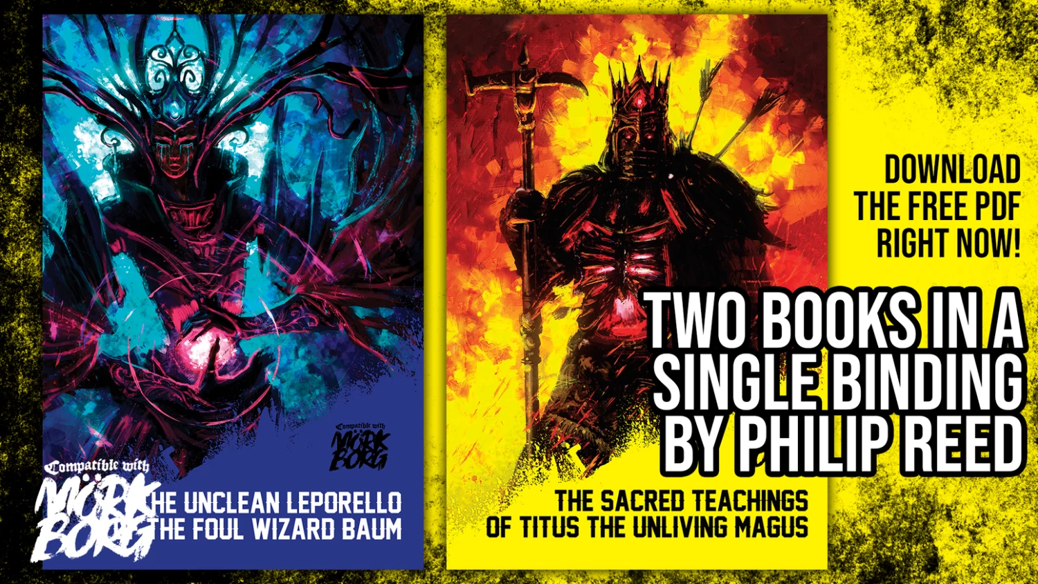 Mork Borg RPG : The Unclean Leporello Of The Foul Wizard Baum 1 Mork Borg RPG : The Unclean Leporello Of The Foul Wizard Baum