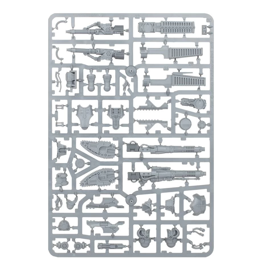 Games Workshop Adeptus Titanicus - Reaver Titan Weapons : Melta Cannon, Chainfist, Volcano Cannon, And Turbo Laser 1 Games Workshop Adeptus Titanicus - Reaver Titan Weapons : Melta Cannon, Chainfist, Volcano Cannon, And Turbo Laser