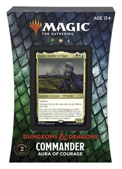 Wizards Of The Coast MtG: Adventures In The Forgotten Realms : Commander Deck - Aura Of Courage 1 Wizards Of The Coast MtG: Adventures In The Forgotten Realms : Commander Deck - Aura Of Courage