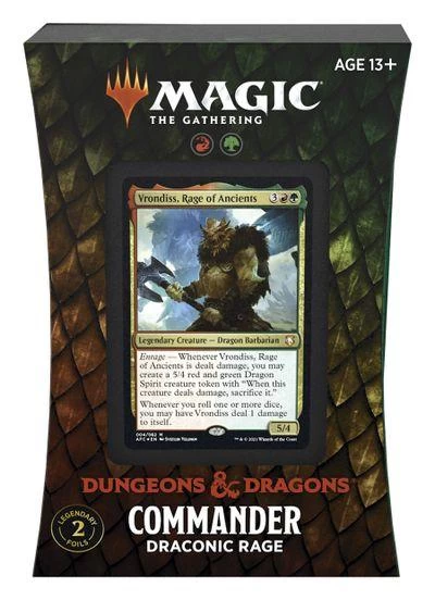 Wizards Of The Coast MtG: Adventures In The Forgotten Realms : Commander Deck - Draconic Rage 1 Wizards Of The Coast MtG: Adventures In The Forgotten Realms : Commander Deck - Draconic Rage