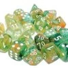 Nebula: 12mm D6 Spring/white Luminary Dice Block (36 Dice)