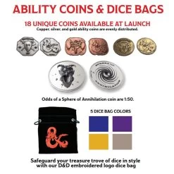 D&D Acererak's Treasure : Dice Set -Fashion Cards SDZ2001 01 3