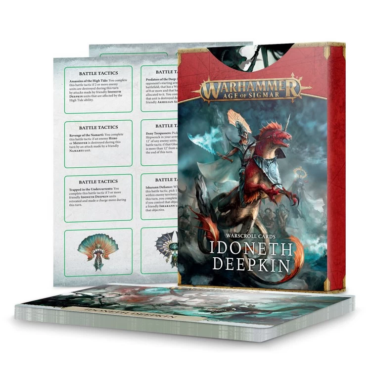 Games Workshop Warscroll Cards : Idoneth Deepkin 1 Games Workshop Warscroll Cards : Idoneth Deepkin