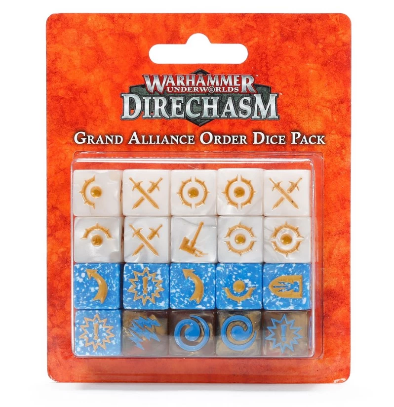Games Workshop Warhammer Underworlds : Grand Alliance Order Dice Pack 2 Games Workshop Warhammer Underworlds : Grand Alliance Order Dice Pack - Image 2