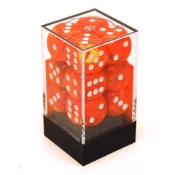 Chessex : 16mm D6 Set Solar W/White