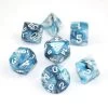 Chessex : Polyhedral 7-die Set Slate/White