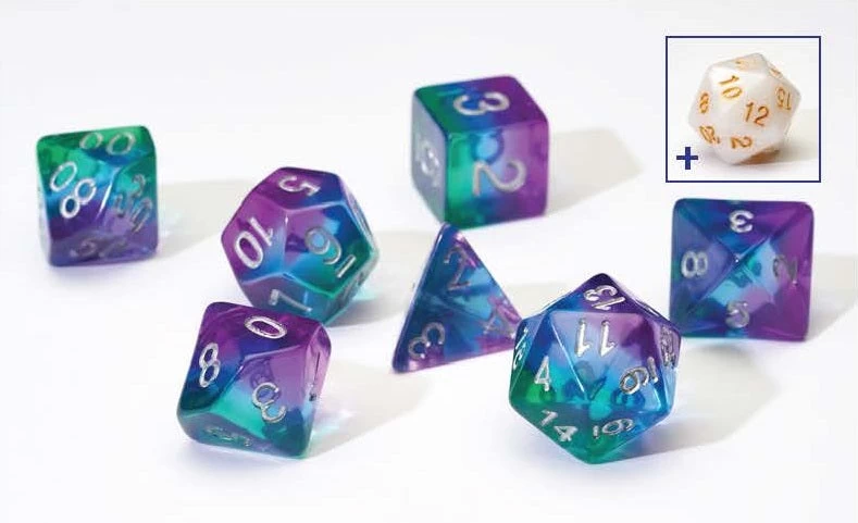 Sirius Dice Set - Blue Aurora 1 Sirius Dice Set - Blue Aurora