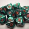 Chessex : Set Of 10 Ankh D10s