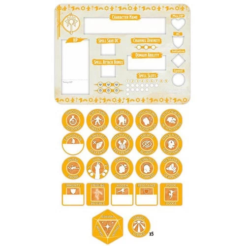 Dungeons & Dragons - Cleric Token Set 2 Dungeons & Dragons - Cleric Token Set - Image 2