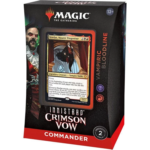 Wizards Of The Coast MtG: Innistrad : Crimson Vow Commander Deck - Vampiric Bloodline 1 Wizards Of The Coast MtG: Innistrad : Crimson Vow Commander Deck - Vampiric Bloodline
