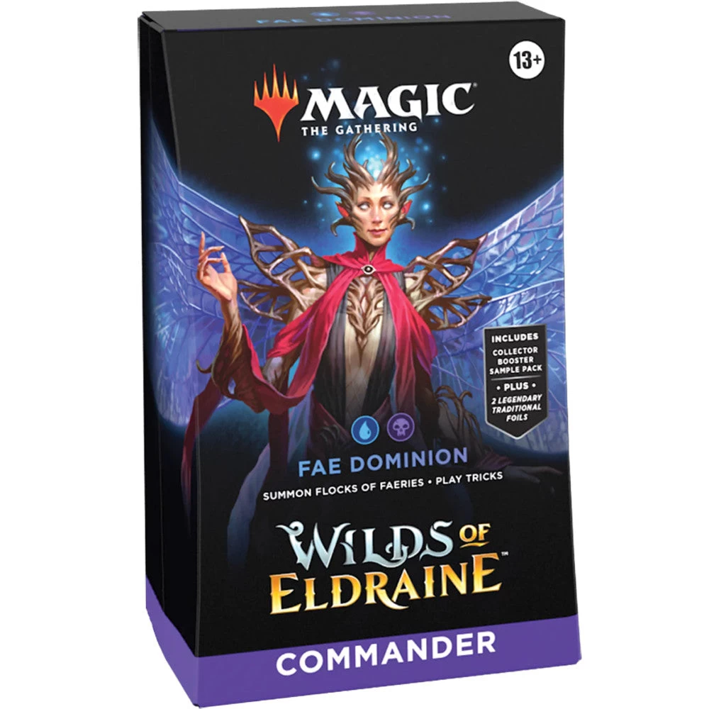 Wizards Of The Coast MtG: Wilds Of Eldraine Commander Deck - Fae Dominion 1 Wizards Of The Coast MtG: Wilds Of Eldraine Commander Deck - Fae Dominion